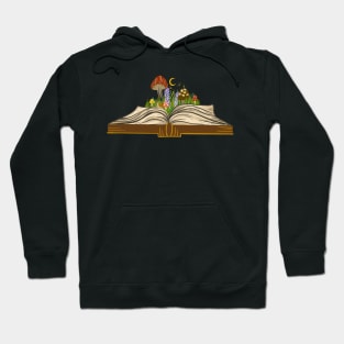 Open Book Cottage Core Design- Books- Hoodie